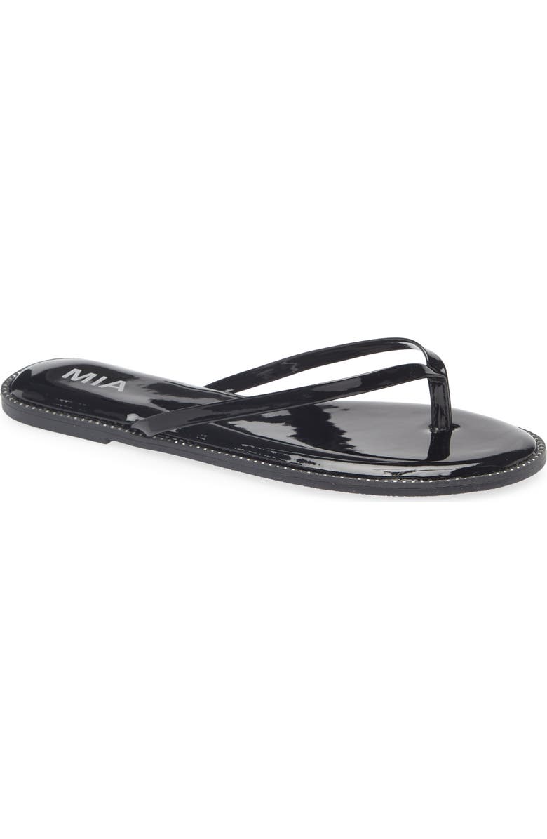 MIA Aster Flip Flop, Main, color, Black