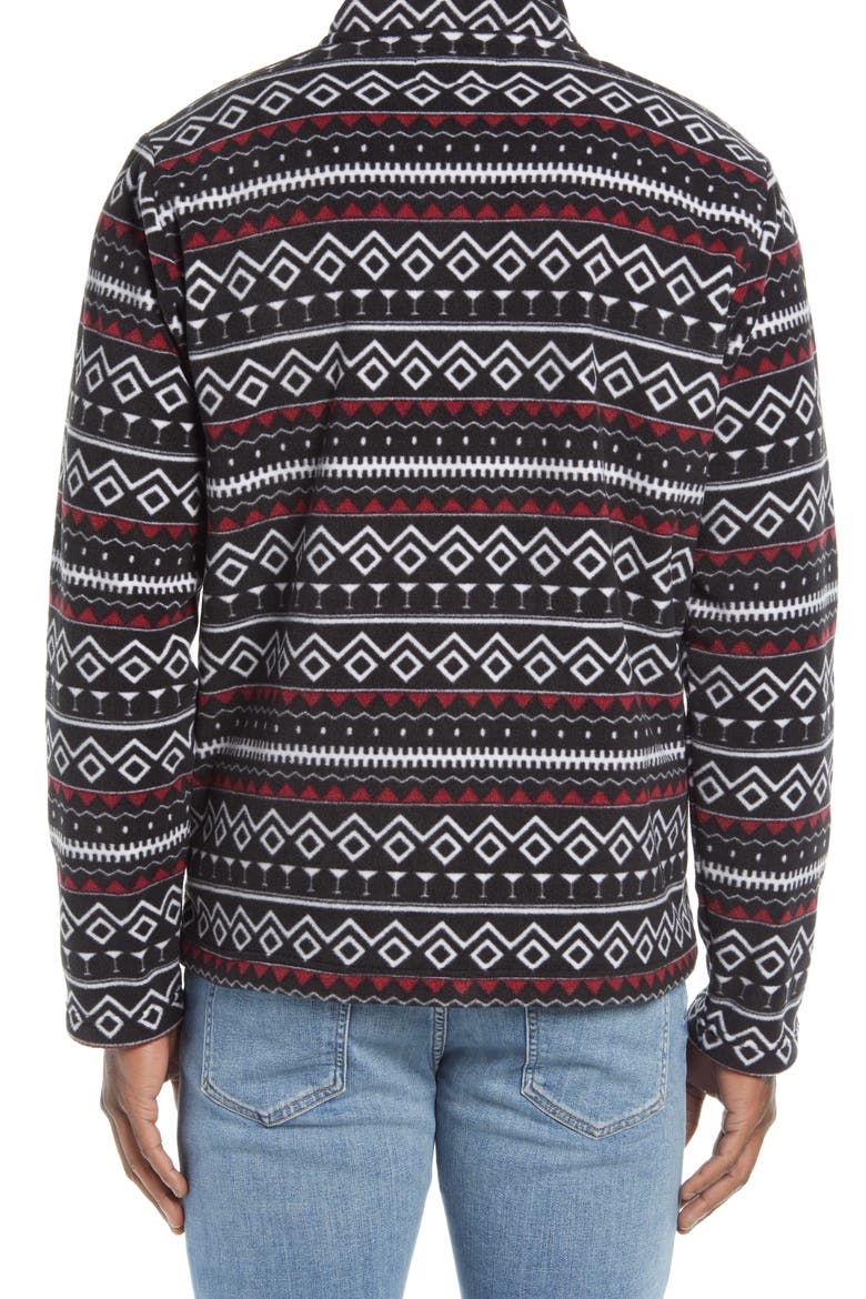 Polar Fleece Quarter Snap Pullover, Alternate, color, FAIR ISLE