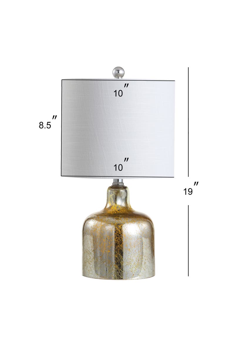 Gemma Glass Bell LED Table Lamp, Alternate, color, Gold