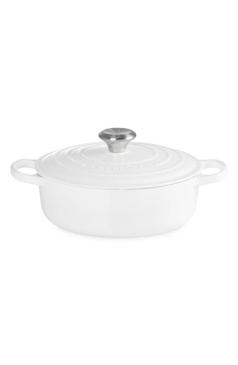 Signature 3.5-Quart Round Enamel Cast Iron Dutch Oven