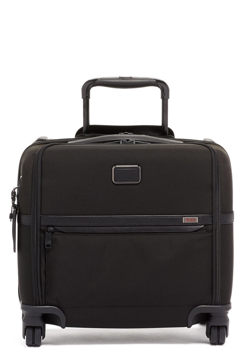 Alpha Compact Carry-On, Main, color, BLACK