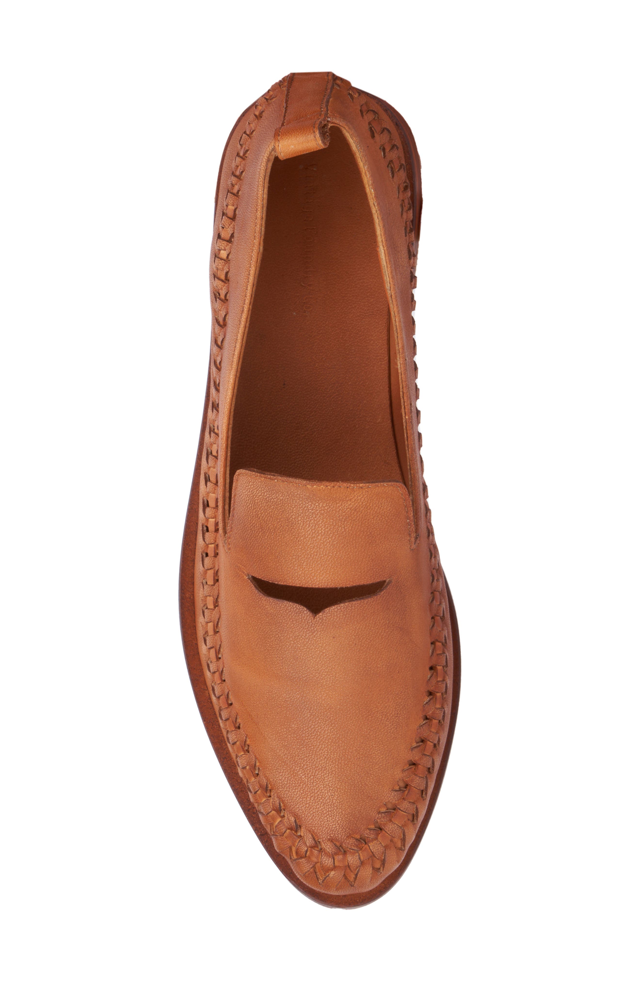 VINTAGE FOUNDRY Haide Whipstitched Loafer, Alternate, color, Tan