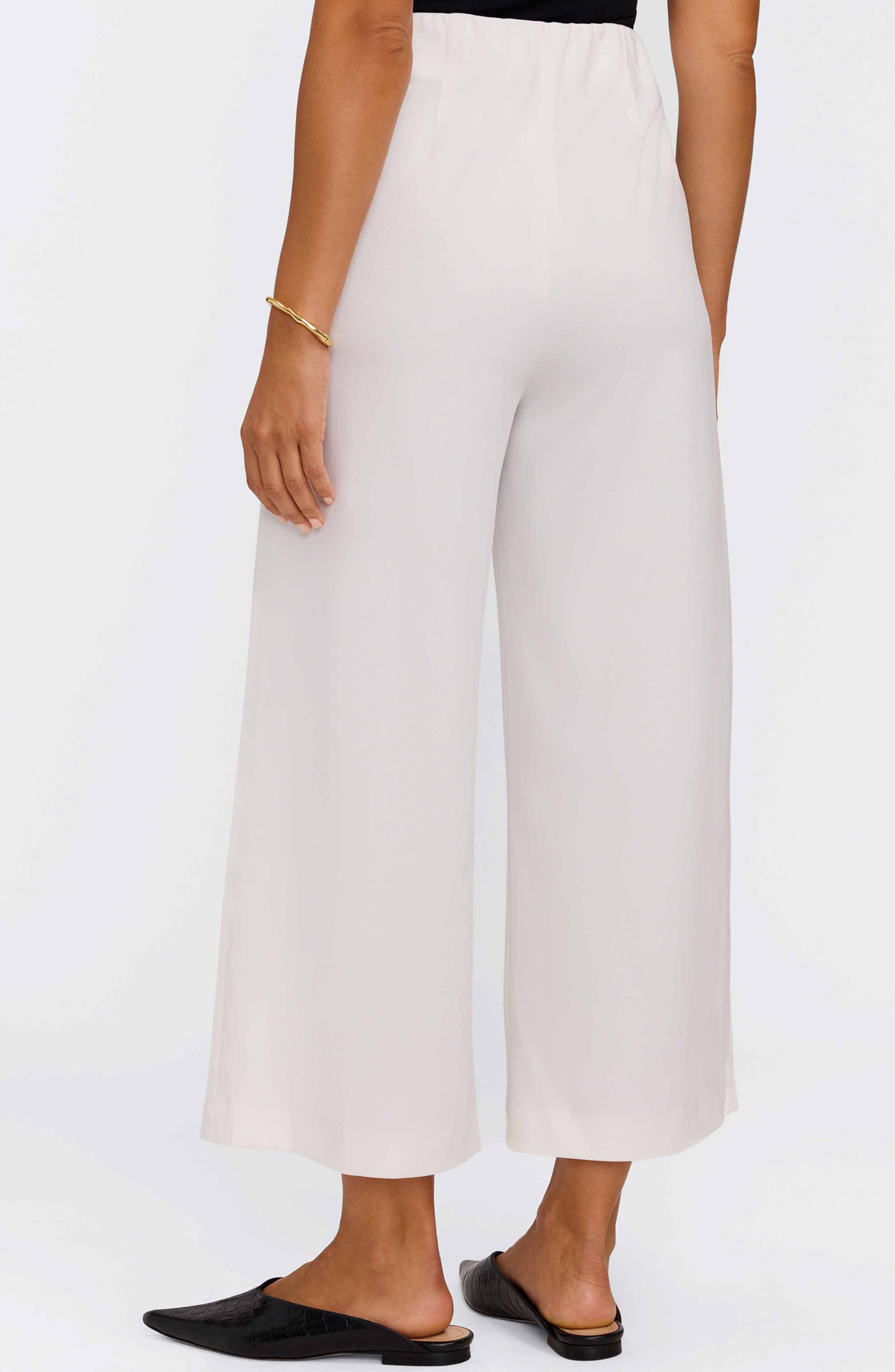Arlette Wide Leg Crop Crepe Pants - image 4