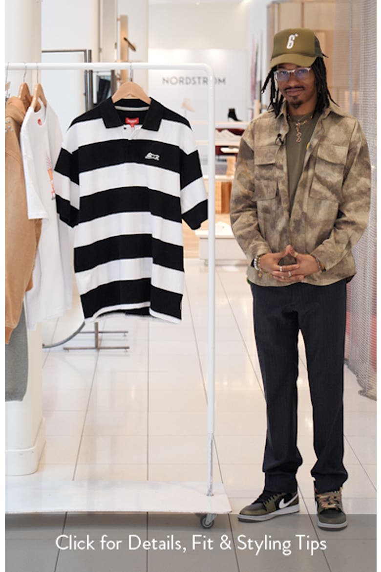 Big Dripper Stripe Polo video