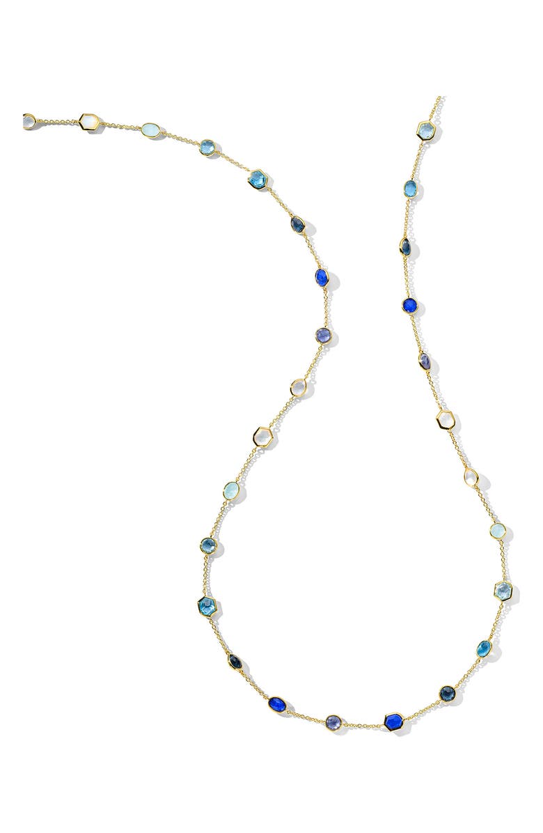 Ippolita Rock Candy Stone Long Station Necklace, Main, color, Gold