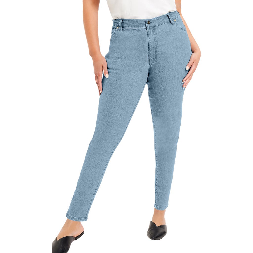 June + Vie June Fit Skinny Jeans In Blue