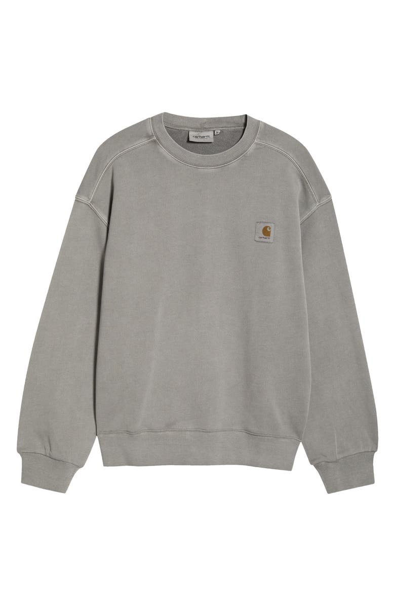 Carhartt Work In Progress Nelson Logo Patch Sweatshirt, Main, color, Yosemite (Garment Dyed)