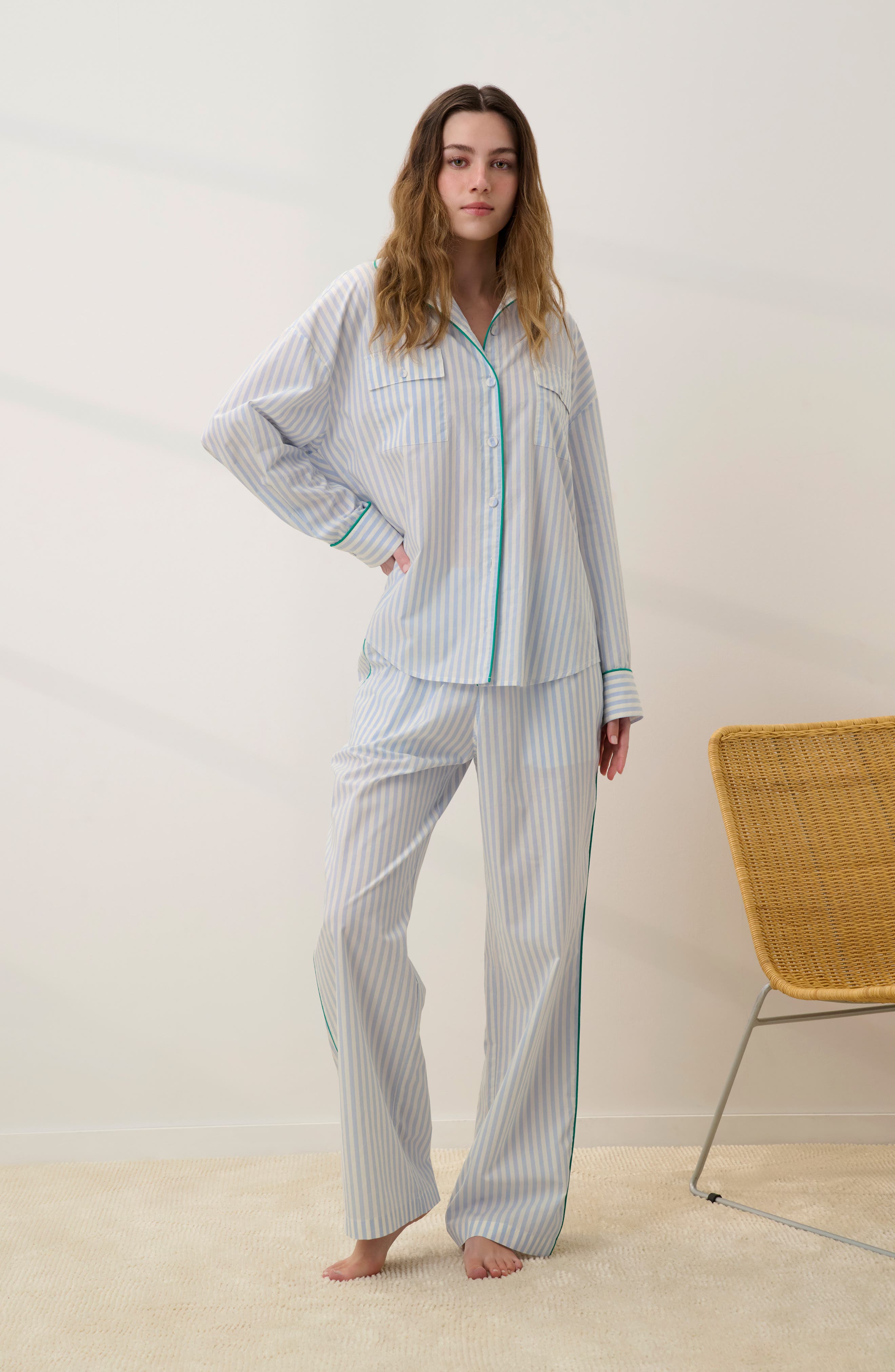 selected STILLWATER STRIPE/SPG CLVR