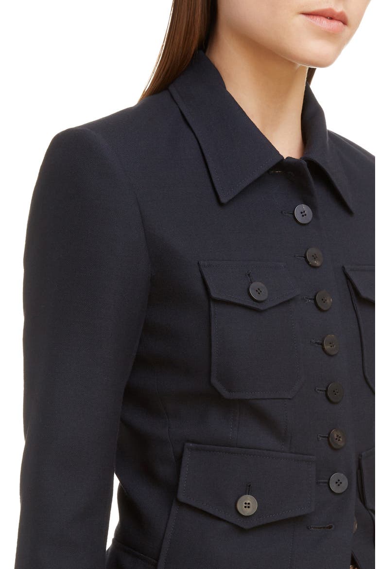 Wool Cutaway Jacket, Alternate, color, ABYSS BLUE