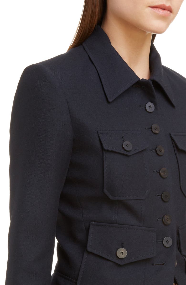 Chloé Wool Cutaway Jacket, Alternate, color,