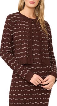 Ted Baker Sherry Ripple Scallop Cardigan