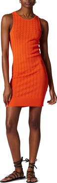 Equipment Andree Pointelle Stitch Sleeveless Sweater Dress
