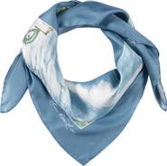 Lauren Ralph Lauren Coastal Conversational Silk Square Scarf