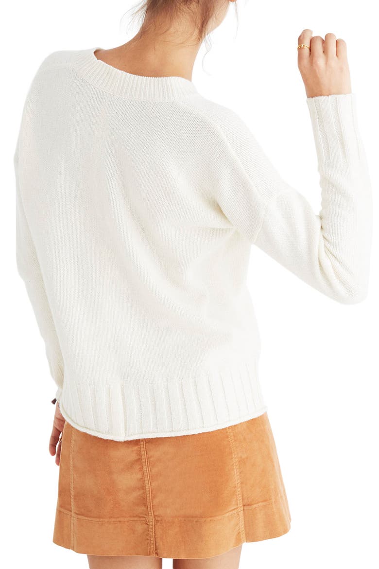 Merino Star Sweater, Alternate, color, ANTIQUE CREAM