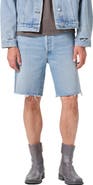 AGOLDE Anson Raw Hem Denim Shorts