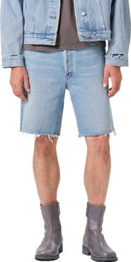 AGOLDE Anson Raw Hem Denim Shorts
