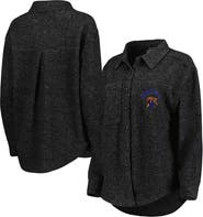 GAMEDAY COUTURE Women's Gameday Couture Black Kentucky Wildcats Switch It Up Tri-Blend Button-Up Shacket