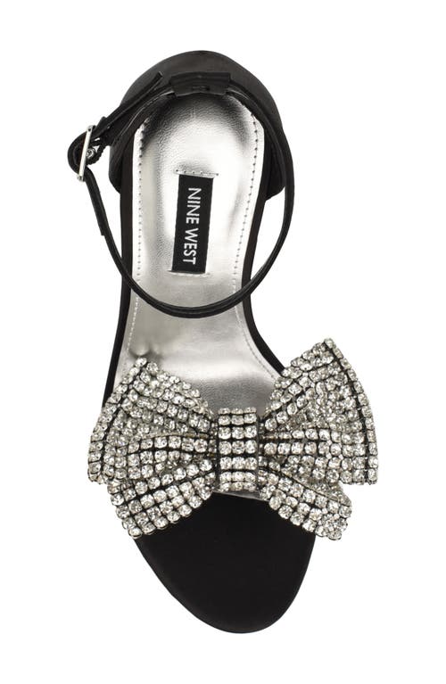 Nine West Tansie Ankle Strap Sandal In Black