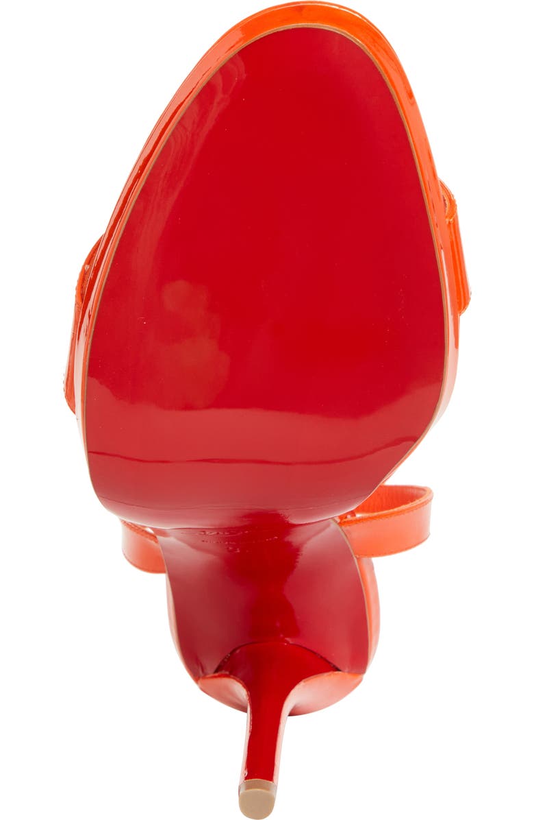 Christian Louboutin Miss Z Queen Sandal, Alternate, color, Magma/ Lin Magma