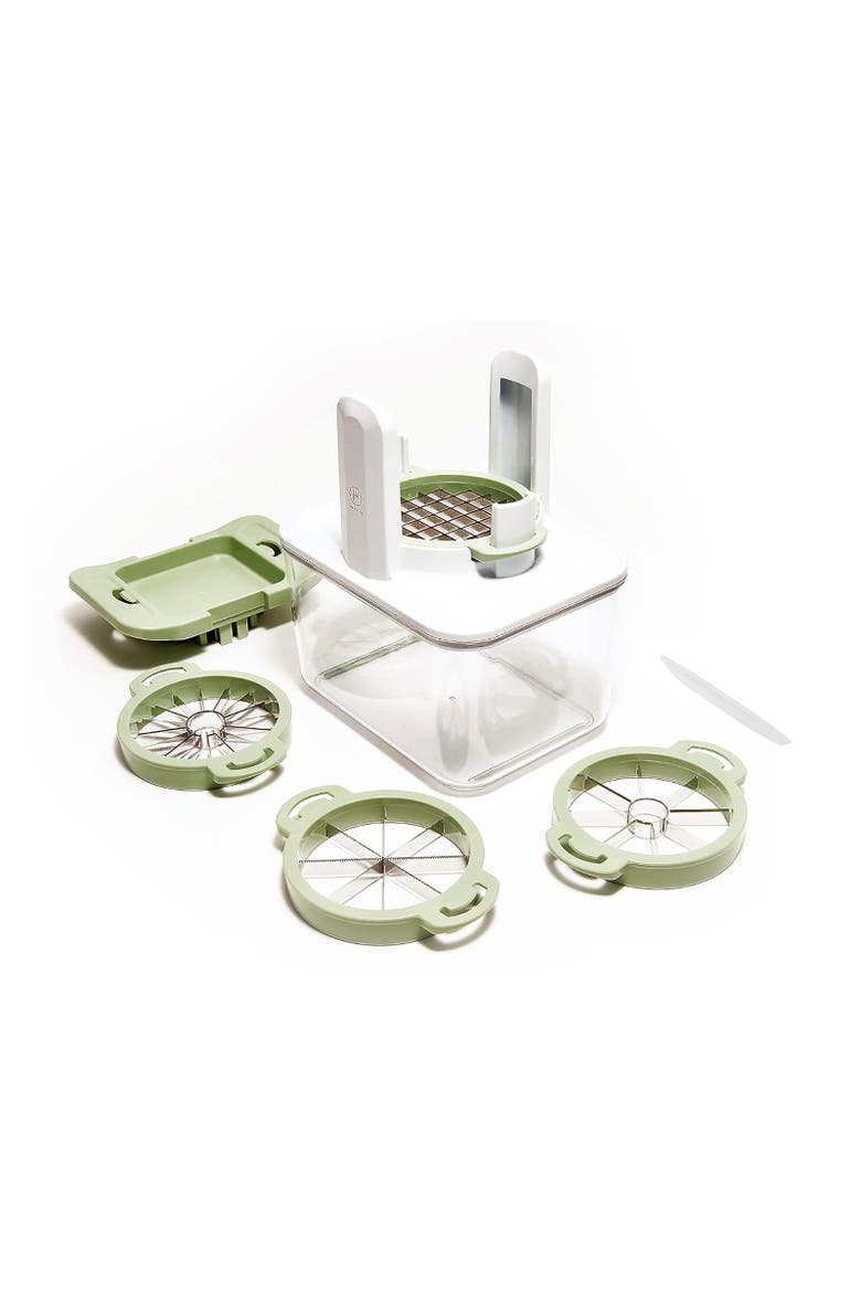 4-in-1 Fresh Prep Fruit and Veggie Slicer, Main, color, Green