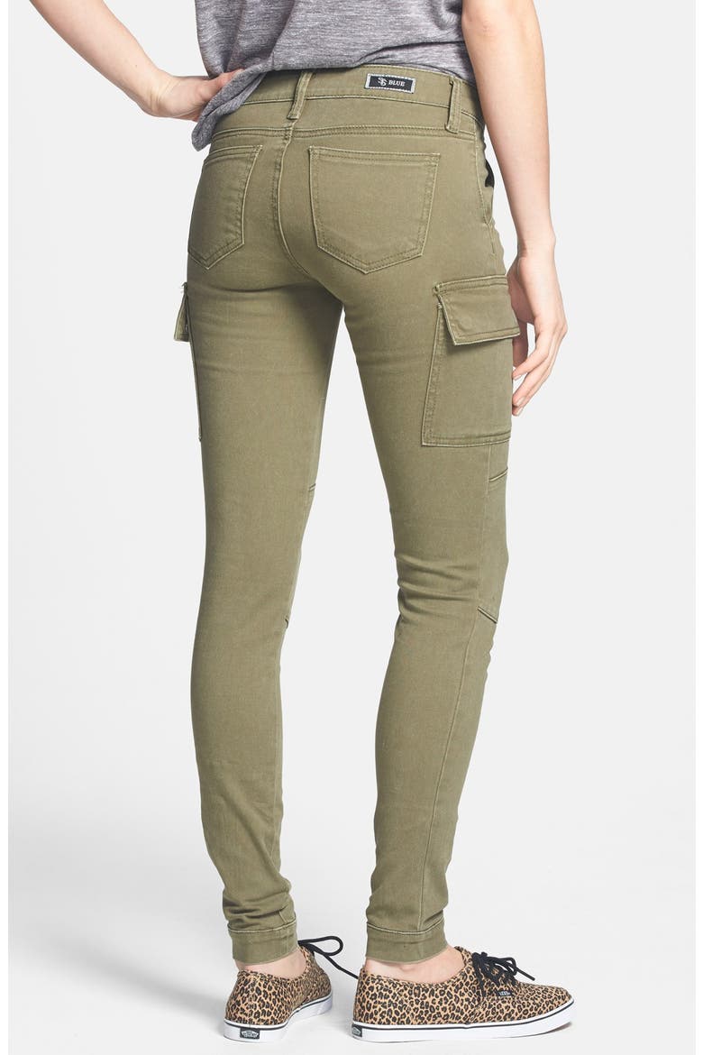 Skinny Cargo Pants, Alternate, color, OLIVE