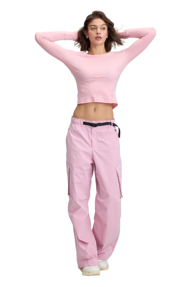 Women's 100% Merino Running L/S Watch Window, Alternate, color, Pink