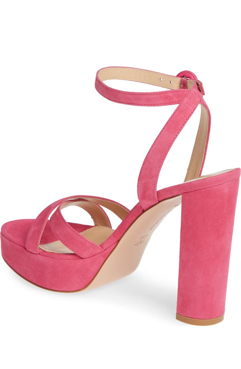 Gianvito Rossi Ankle Strap Platform Sandal, Alternate, color,