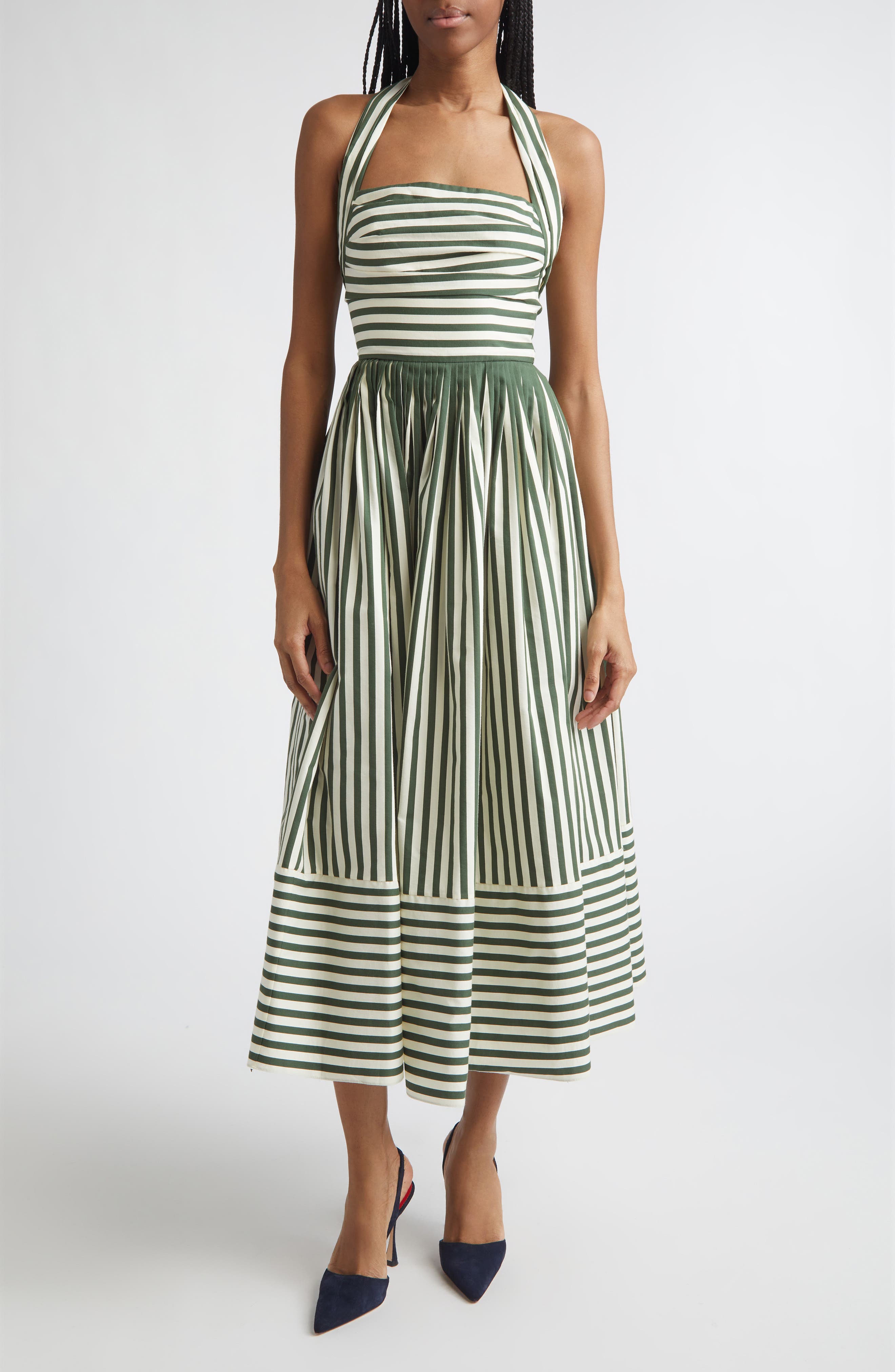 selected IVORY/ RACING GREEN