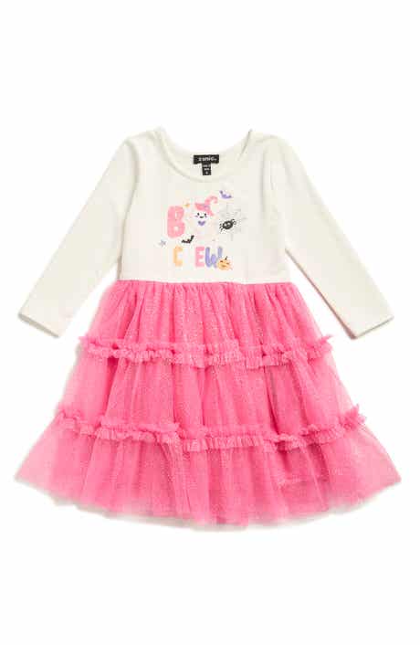 Zunie Kids' Long Sleeve Combo Tutu Dress
