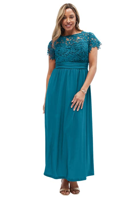 Lace Maxi Dress (Plus)