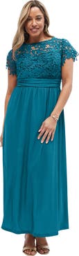 Jessica London Lace Maxi Dress