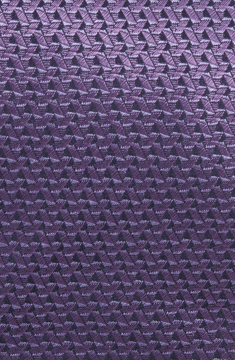 Canali Neat Silk Tie, Alternate, color, 