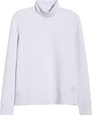MPG Dreamweave Recycled Polyester Blend Mock Neck Sweatshirt