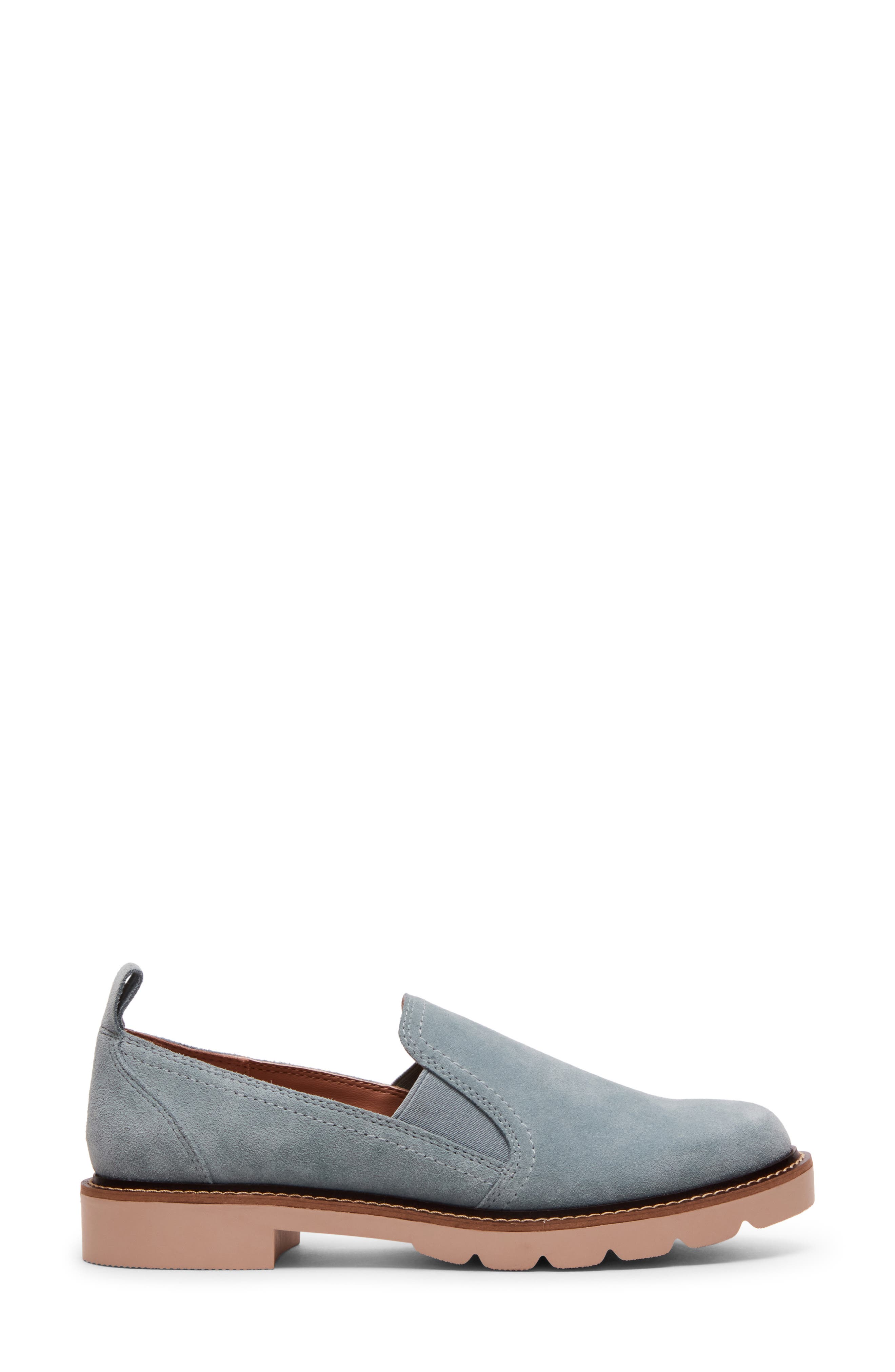 Phoebe Waterproof Slip-On, Alternate, color, BLUE SUEDE