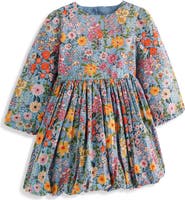 Mini Boden Kids' Long Sleeve Bubble Hem Dress