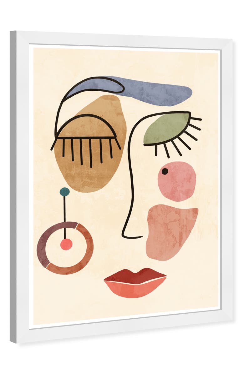 Wynwood Studio Abstract Face Canvas Art - 13" X 19", Alternate, color, White