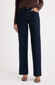 Nordstrom High Waist Straight Leg Jeans