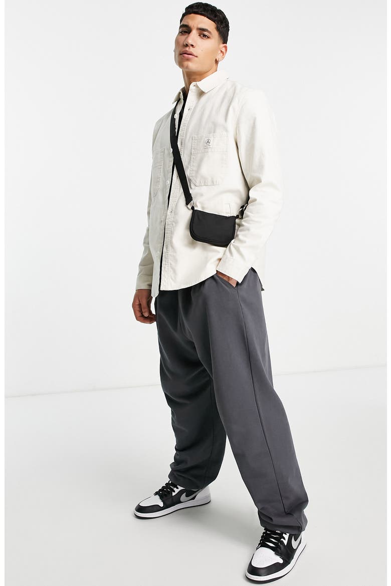 Heavyweight Cotton Overshirt, Alternate, color, STONE