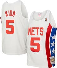 Mitchell & Ness Men's Mitchell & Ness Jason Kidd White New Jersey Nets 2005/06 Hardwood Classics Swingman Jersey