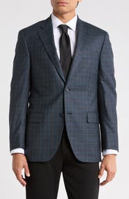 Peter Millar Flynn Classic Plaid Wool Sport Coat