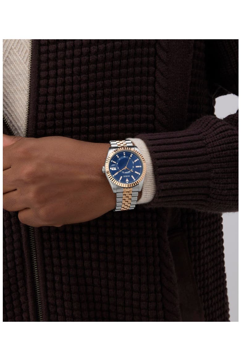 Jaden Bracelet Watch, 42mm, Alternate, color, 2-TONE