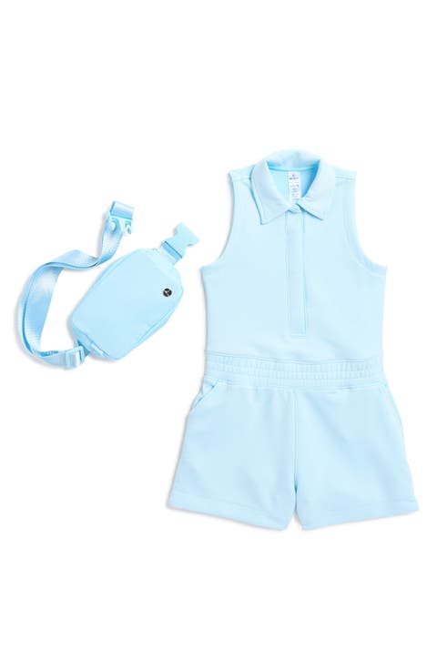 Kids' Scuba Knit Romper & Belt Bag Set (Big Kid)