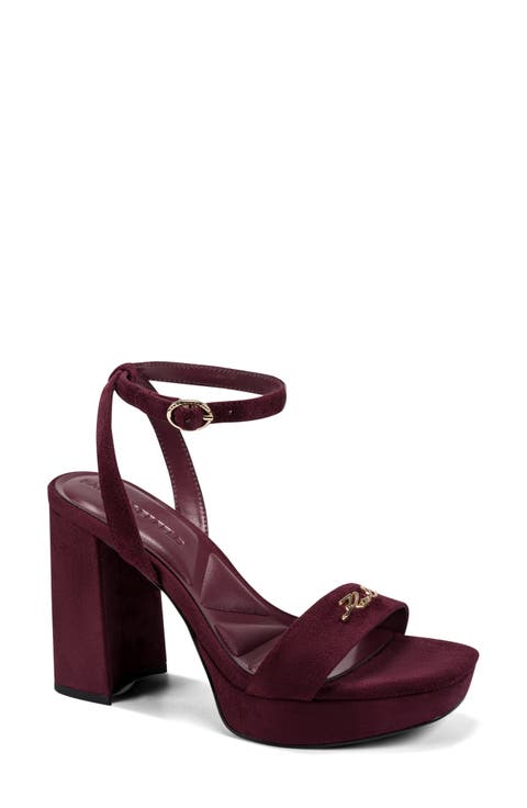 Maleia Platform Ankle Strap Sandal