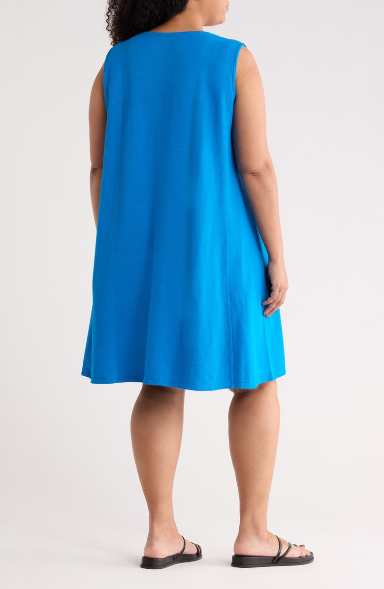Eileen Fisher Sleeveless Organic Cotton A-Line Dress, Alternate, color,