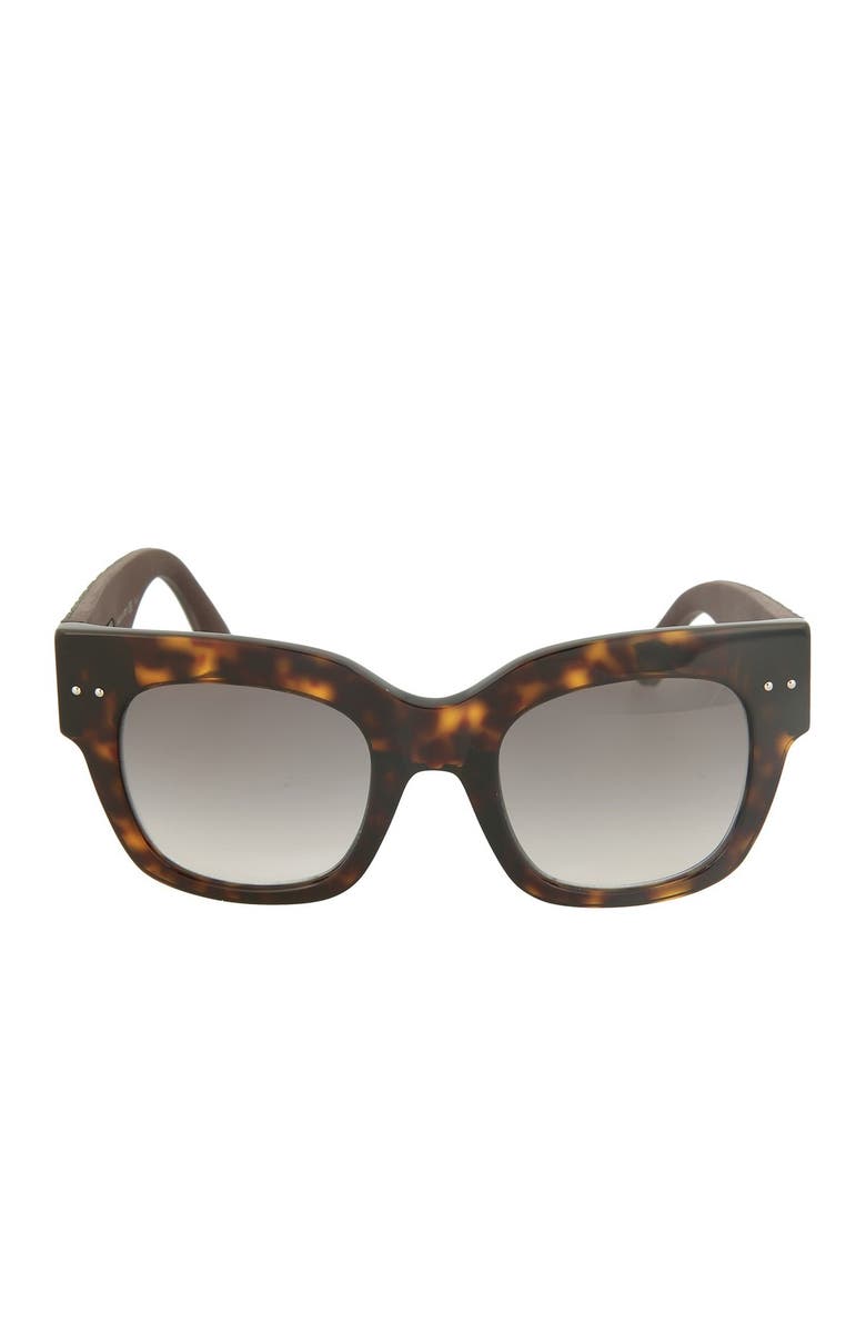 Bottega Veneta 49mm Core Oversized Square Sunglasses, Alternate, color,