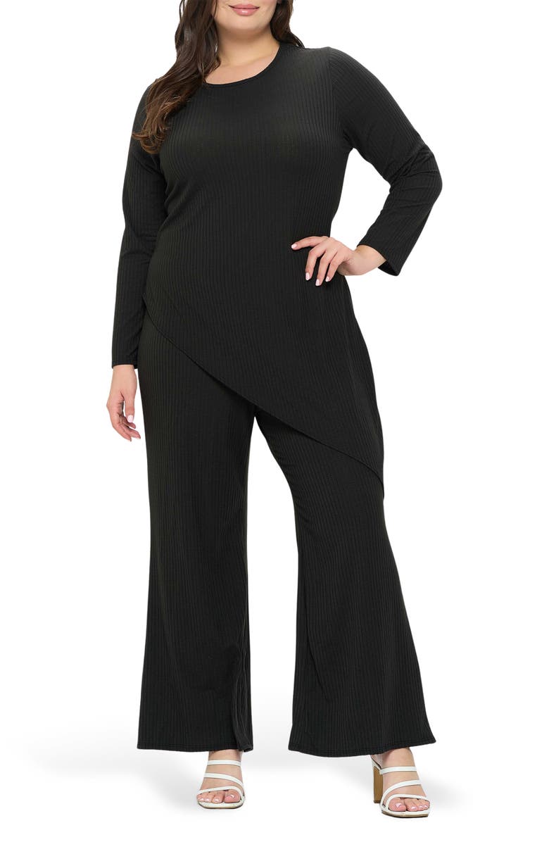 L I V D Gianna Asymmetric Top & Pants Set, Alternate, color,