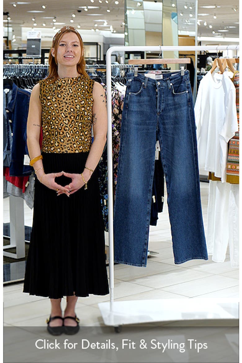 Annina High Waist Straight Leg Jeans video