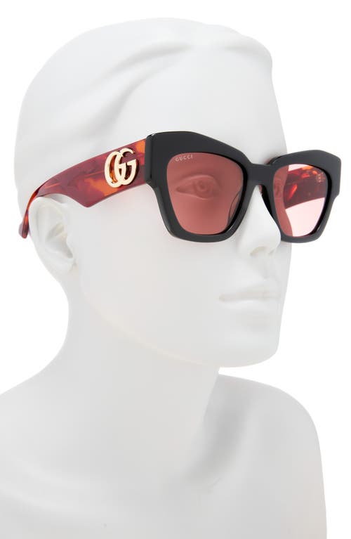 Gucci 55mm Cat Eye Sunglasses