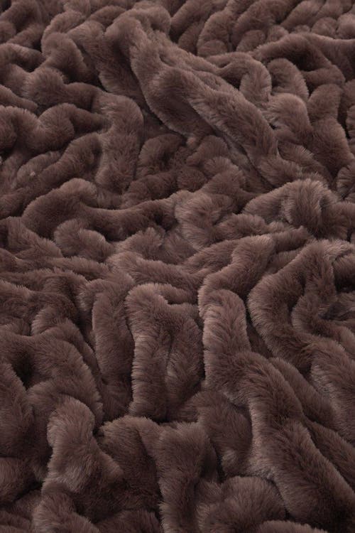 Sea To Me Blankets La Escapade Faux Fur Throw Blanket In Brown