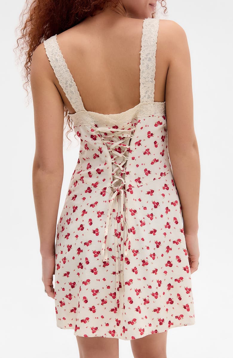 BDG Urban Outfitters Luna Slip Minidress, Alternate, color, Floral